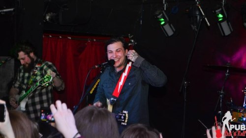 callmeblake:   Frank Iero and The Patience at Rock n Roll Pub, Irkutsk, Russian Federation - March 2
