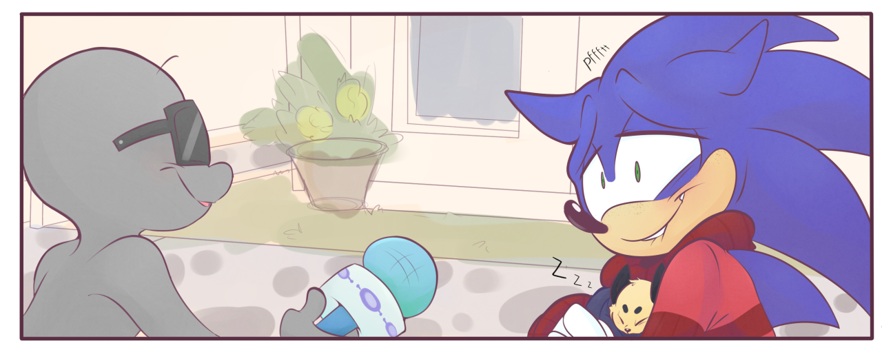 tumblr ask: who do you ship in sonic fandom? by psychohog -- Fur