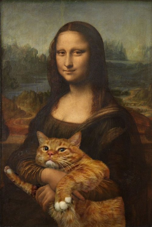 archiemcphee:Russian artist Svetlana Petrova has an awesome marmalade cat named Zarathustra whom she