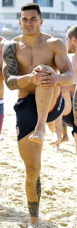 roscoe66:  Sonny Bill Williams of the Sydney Roosters