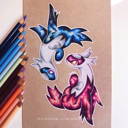 Here’s a finished drawing of Latios and Latias! ✨ SOCIAL MEDIAS Discord Server ‣ discord.gg/xe9SPR4