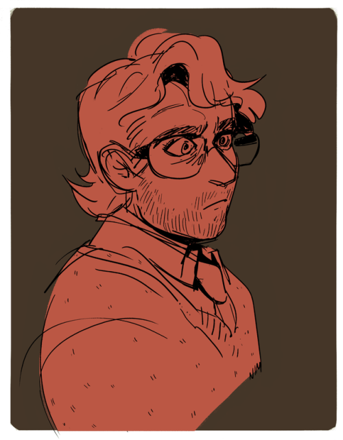 littlenimart: i’m currently watching Hannibal through for the fifth or so time with my roommate, and i had the urge to draw a Will. love our righteous, reckless, twitchy little man.