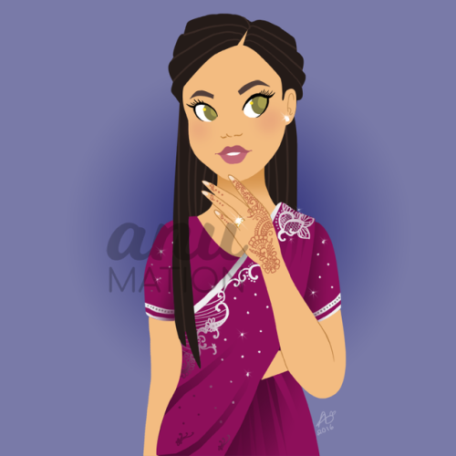 Still one of my favs! Based on that time Ayesha Curry wore a sari to her friend’s wedding *-*