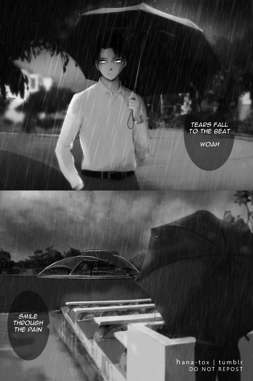 hana-tox:    Stealing Time 1|2|3|4   for ereri week prompts 5 and 6 - rain and love