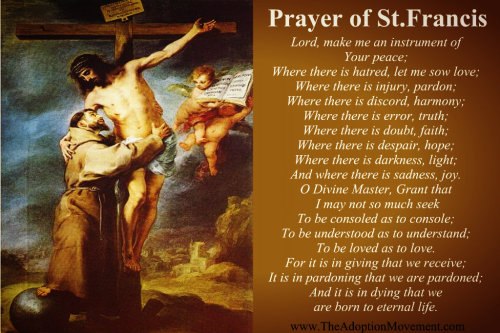 Lord, make me an instrument of Your peace; ~ St. Francis REBLOG IF YOU LOVE ST. FRANCIS! #FeastDay