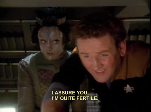 laurelhach: filedunderaaron: Cardassian pick up lines. Cardassians are always tactful.