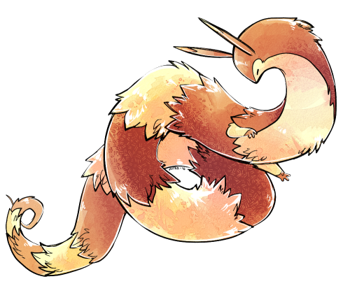 jesterdraws:Furret’s Pokedex says it’s 5′11″, and I know they mean its length or the height when it’