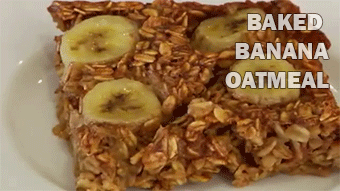 beautifulpicturesofhealthyfood:  Baked Banana Oatmeal - Clean &amp; Delicious®