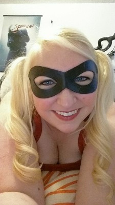 happycurvykinky:  It’s been a while since I’ve posted naughty pictures of me… but I had fun being sexy Harley Quinn and I’m enjoying my new princess plug immensely soooo… sharing is caring!!! 