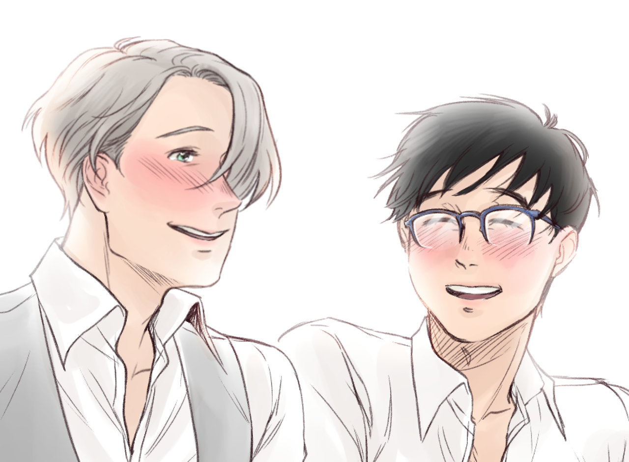 ingthing:  I want them to be so happy 😭👏Haven’t drawn in a while but I’m