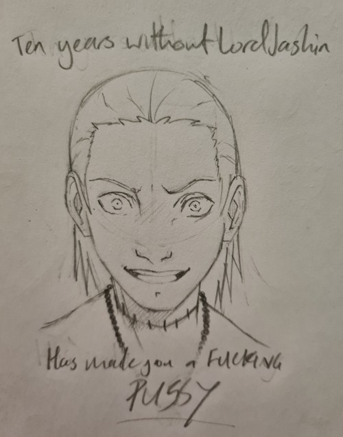 Draw Hidan Saying "10 Years Without Lord Jashin Made You A Fucking Pussy" With This Face Below