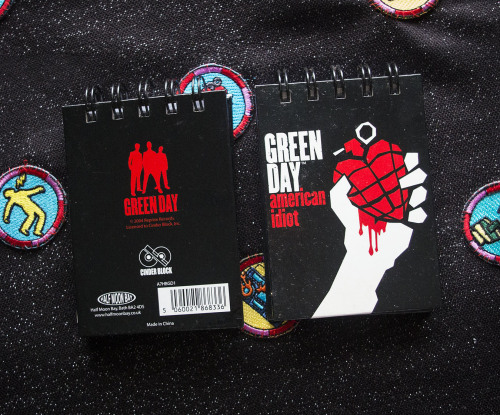 American Idiot era notebook from Cinder Block