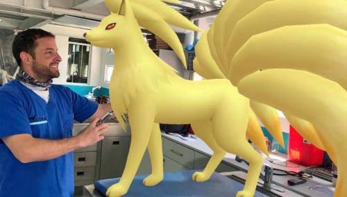 retrogamingblog2:A veterinary hospital in Mexico used Pokemon Go’s snapshot feature to turn their of