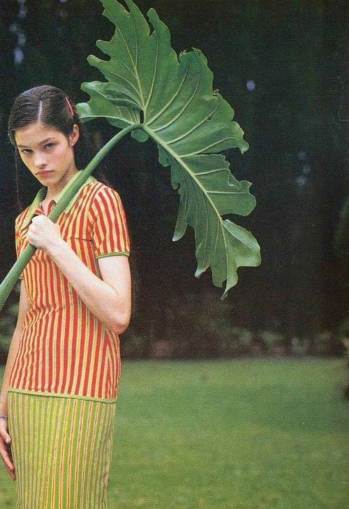 orwell:  Lonneke Engel by Bruce Weber for Versus, 1996