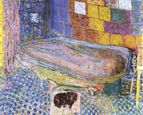Pierre Bonnard, Nude in Bathtub, 1941.  