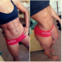 mschelseafitness:  New ig: @mschelseafitness  Them shorts exotic hard bod sensual all day