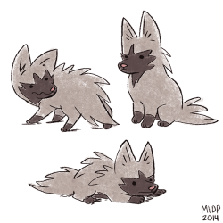 sketchinthoughts:  Sketches of my poochyena
