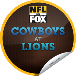      I Just Unlocked The Nfl On Fox 2013: Dallas Cowboys @ Detroit Lions Sticker