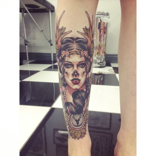 fuckyeahtattoos:  Done by Tom Bartley at Tattooed Warrior, Brisbane, Australia. 