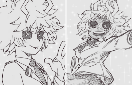 kilruas: ✩ Ashido Mina ⋆ 芦戸三奈 + Horikoshi’s Sketches ✩