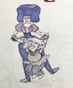 Gem-Power:  Rose + Gamethyst I Scribbel’d At De Club 