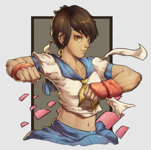 XXX mick-cortes: Sakura - Street Fighter http://mick-cortes.deviantart.com/ photo