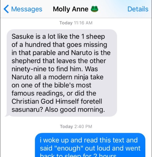 Almost one year ago today, I sent @digivolvin a text so powerful, theologians are still trembling in