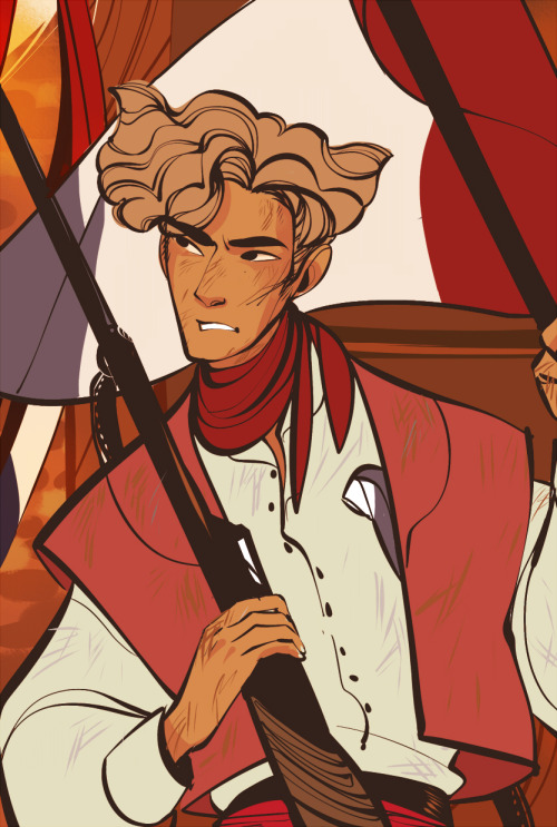 tosquinha:a wild hot blooded frenchman (developing my Enjolras)