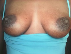 darksunmaiden:  Who wants to suck on my big hard nipples???  I love them pinched and pulled til they’re sore and throbing!!!
