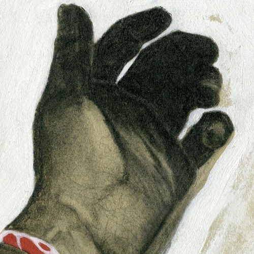 Eben Haines (American, b. 1990, Boston, MA, USA) - 1,2: Pieces + (detail), 2013  3:Hands Finished, 2
