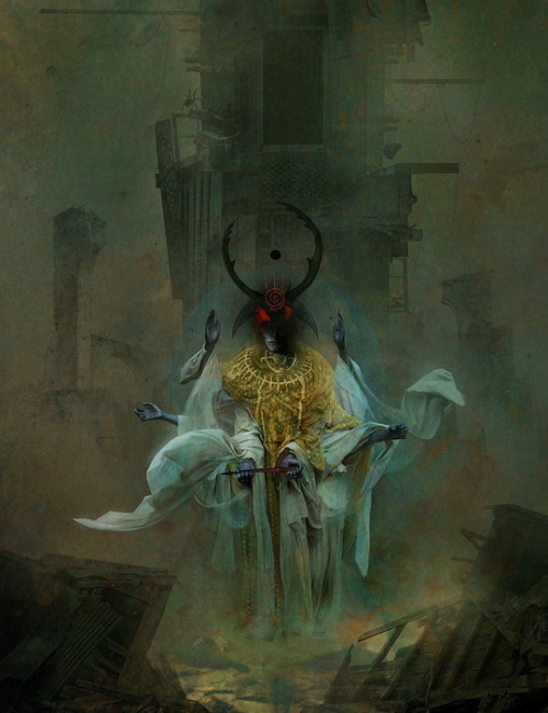 gabriel-romero81:  by Samuel Araya - The King in Yellow- Tatters of the King