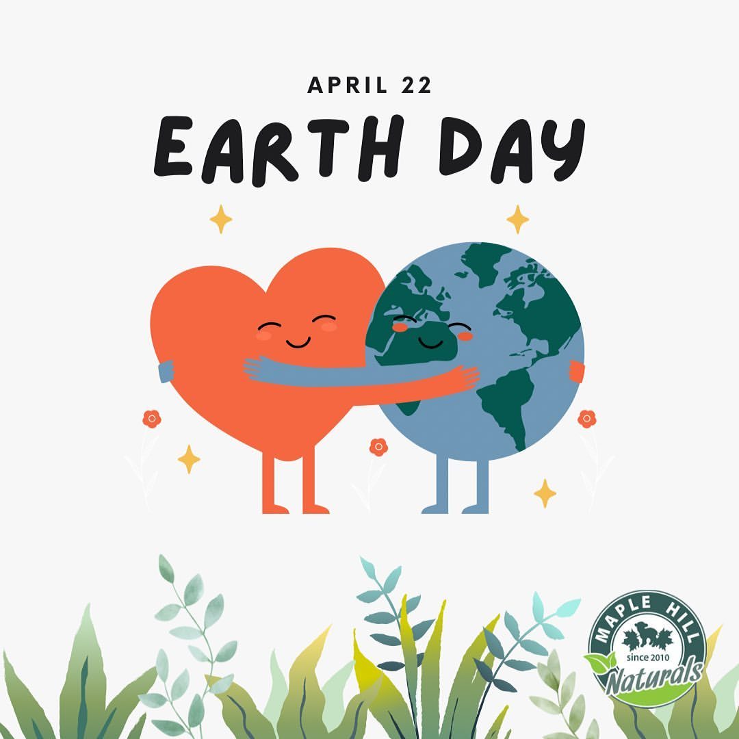 Celebrate Earth Day! This year one easy way to help the planet is to use great all natural products that are both safe for you and our earth. Today only use code: earthday2021 and receive 20% off everything site-wide. www.maplehillnaturals.com...