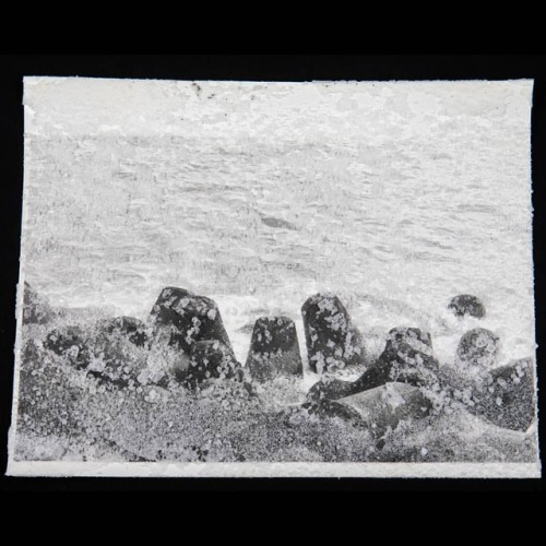 Elementos - Mar. Impresin Analgica Cubirta De Sal Cristalizada De Agua Del Mar. A Partir De La Obra De