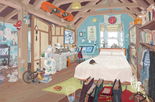 Big Hero 6 visual development by Scott Watanabe (x)