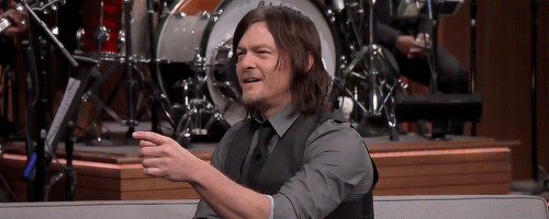 bethkinneysings:  Norman Confused Reedus during The Tonight Show Starring Jimmy Fallon on January 13, 2016 