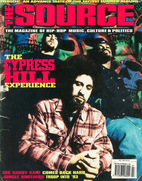 The Source Magazine, Issue #46, July 1993. Cypress Hill.