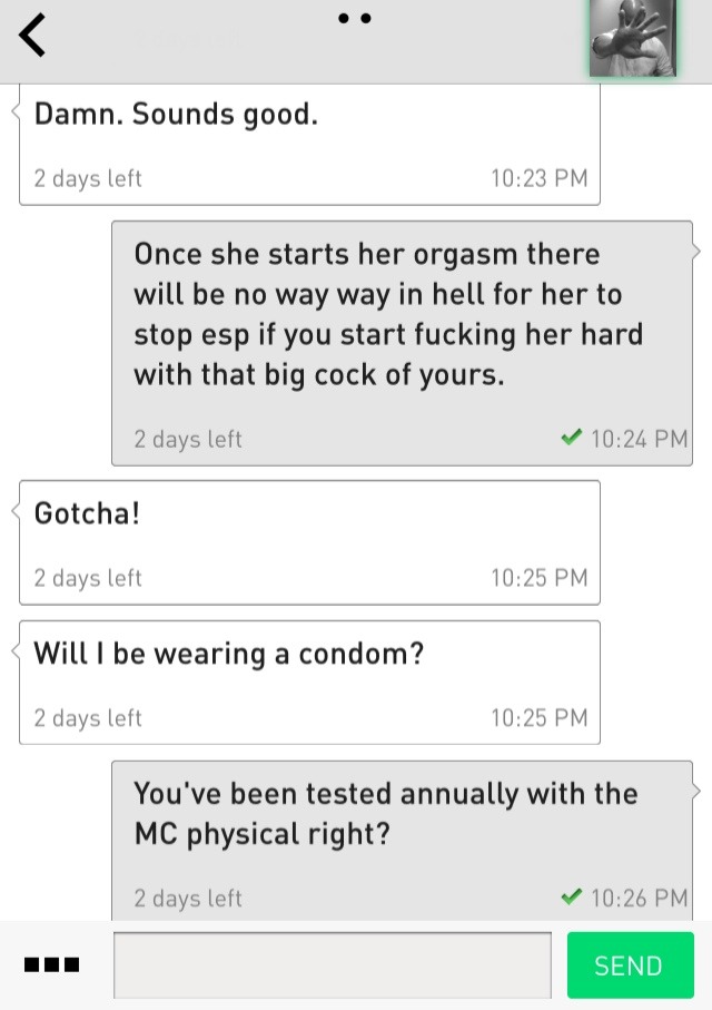 cuckoldtext:  Thisâ€™ll work - not.  It may not work to trick her into believing