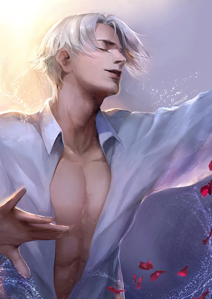 bladesofyuri:Victor Nikiforov by StellarismArtworks*Permission to share was granted