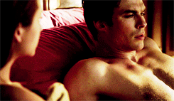iansbitch:  Damon   being a gpoy 