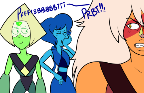 drawendo:  Let the late night finished request dump begin! lets start off with a cheering up peridot  It got boring on the way to earth hehe X3