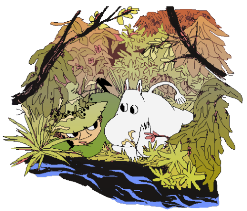 doggables:“Good old Moomintroll,” Snufkin thought with sudden devotion. “We’