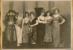 weirdvintage:  This group of female impersonators