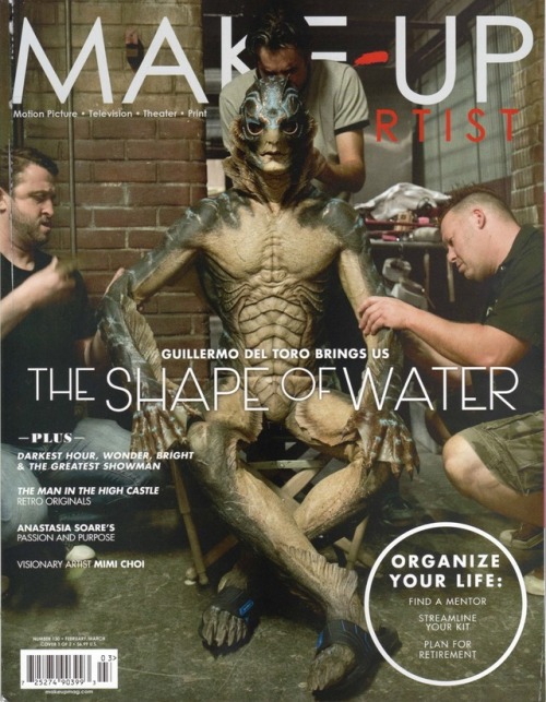glamrock-lizardman: The Shape Of Water In Make-Up Artist Magazine