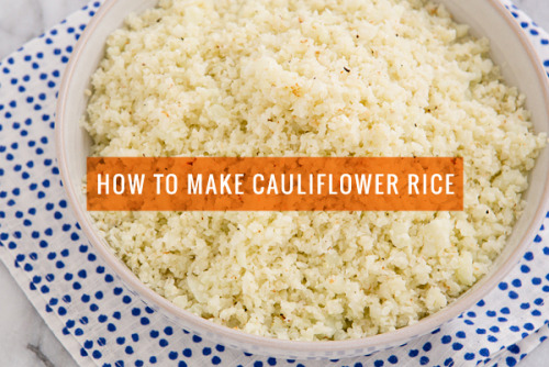 tinykitchenvegan:  How to Make Cauliflower Rice 