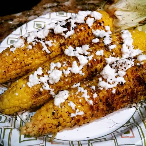 From &ldquo;Roasted corn with chipotle chile, lime, and cotija cheese [1944x1944]&rdquo; on /r/FoodP