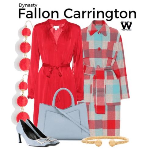 Inspired by Elizabeth Gillies as Fallon Carrington on Dynasty - Shopping info!