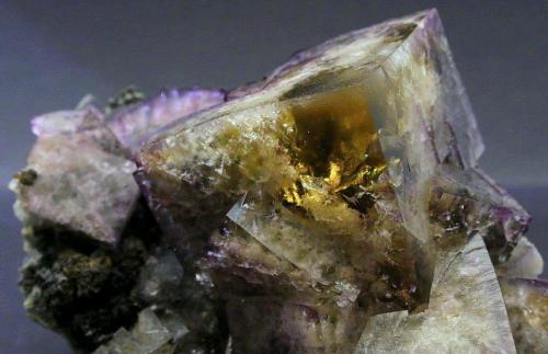 underthescopeminerals:    Fluorite, SideriteLocality:Greenlaws Mine, Daddry Shield, Weardale, North Pennines, Co. Durham, England, UKAuthor: James