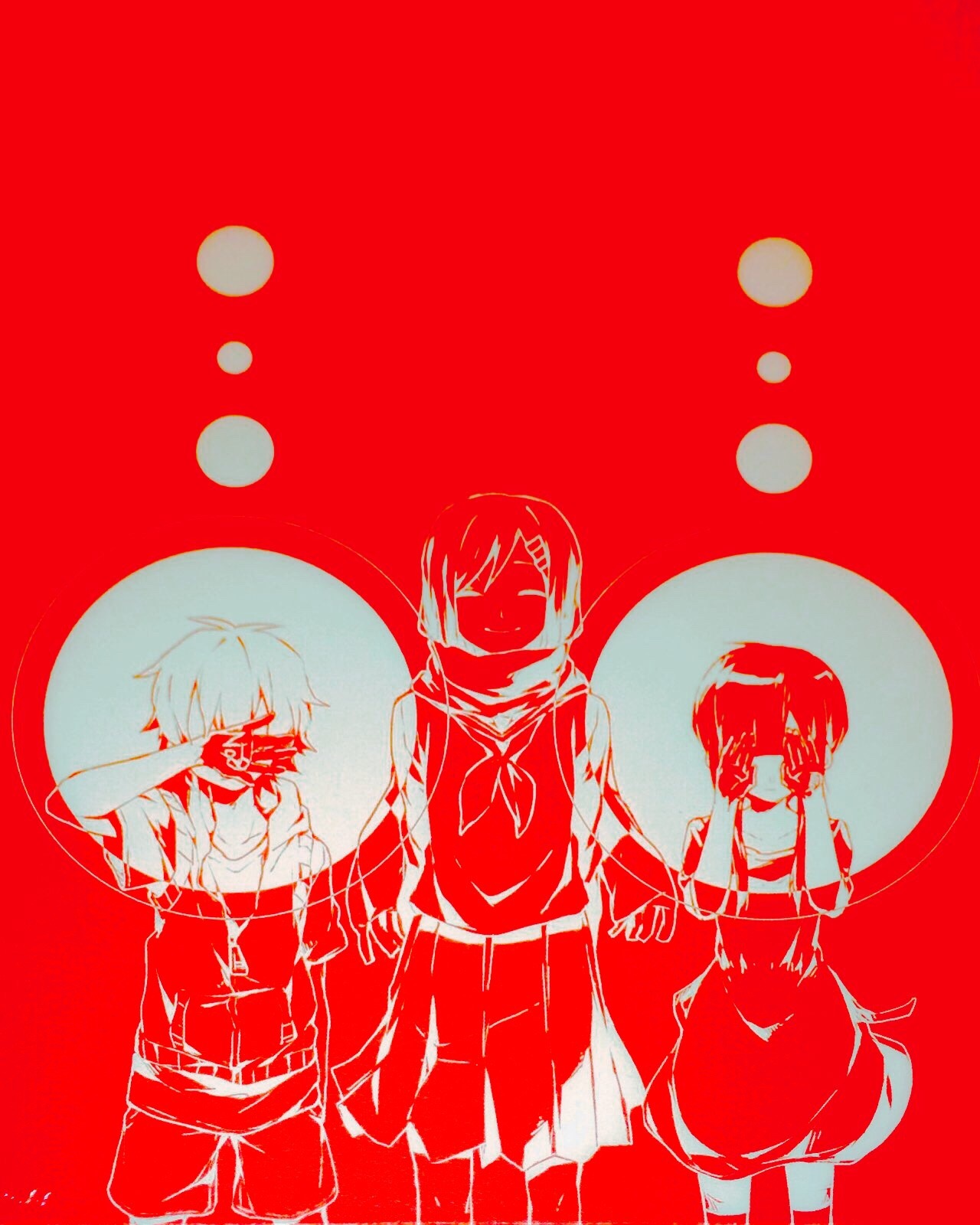 lazyspeedy:  Mekakucity V: Character Artwork by ShiduHave some dead children in honor