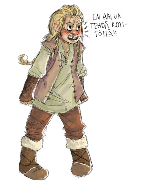 I bought a new sketchbook and accidentally filled the first pages of it with the hobbit fan art