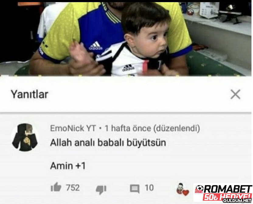 Yanıtlar Amin +1 adidas...